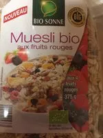 Mängden socker i Muesli bio aux fruits rouges
