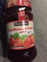 Mängden socker i Confiture de fraises extra