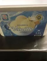 Mängden socker i Crème glacée vanille bourbon