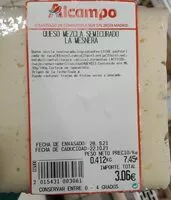 Mängden socker i Queso Mezcla Semicurado la Mesnera