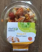 Mängden socker i Crudités Poulet sauce Caesar