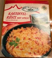 Mängden socker i Kartoffelrösti mit Speck