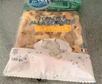 Mängden socker i Focaccia alla genovese con cipolla