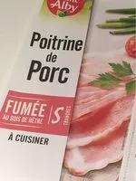 Mängden socker i Poitrine De Porc Fumée