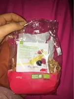 Mängden socker i Organic granola