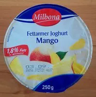 Mängden socker i Joghurt Mango Yogurt