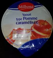 Mängden socker i Yaourt aux fruits pomme caramélisées