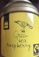 Mängden socker i Green tea rasberry