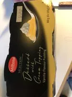 Mängden socker i desserts with cream topping