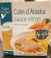 Mängden socker i Colin d'Alaska sauce citron et son riz