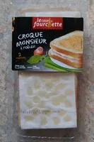 Mängden socker i Croque Monsieur à poêler