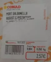 Mängden socker i MORT.GALBANELLA AUGUST.C/PISTACCHIO