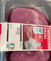 Mängden socker i 2 medallion steaks