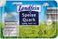 Mängden socker i Speisequark 40% Fett i. Tr.