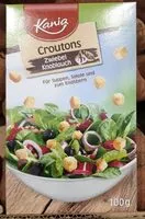 Mängden socker i Croutons