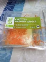 Mängden socker i Carottes finement rapées Bio