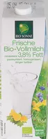 Mängden socker i Frische Bio-Vollmilch