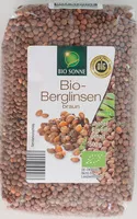 Mängden socker i Bio-Berglinsen braun