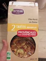 Mängden socker i Tarte individuelle provençale aux légumes frais (les p'tits chefs)