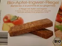 Mängden socker i Bio Sonne Bio apfel ingwer riegel