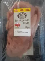 Mängden socker i Escalopes de dinde