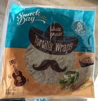 Mängden socker i Whole grain tortilla wraps