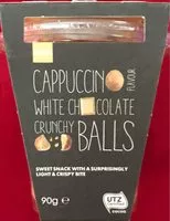 Mängden socker i Cappuccino flavour white chocolate crunchy balls