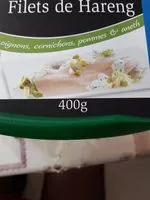 Mängden socker i filets de hareng à la crème