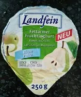Mängden socker i Fettarmer fruchtjoghurt birne