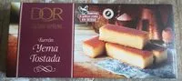 Mängden socker i Turrón yema tostada