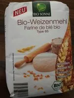 Mängden socker i Farine de blé Bio Sonne type 65
