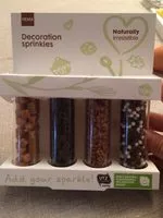 Mängden socker i Assortiment de granulés de décoration