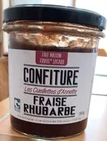 Mängden socker i Confiture Fraise Rhubarbe