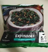 Mängden socker i Espinacas con pasas y piñones