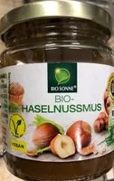 Mängden socker i Purée de noisettes bio