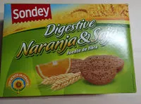 Mängden socker i Digestive Naranja & Soja