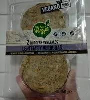 Mängden socker i Burguer vegetal (lentejas y verduras)