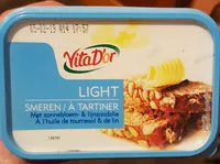Mängden socker i Light - Margarine à tartiner à l'huile de tournesol