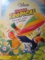 Mängden socker i Tornado tropical