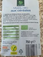 Mängden socker i Muesli bio aux céréales