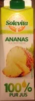 Mängden socker i Ananas 100% pur jus