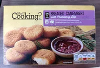 Mängden socker i Breaded camembert with cranberry dip