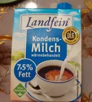 Mängden socker i Kondensmilch
