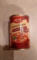 Mängden socker i Gulaschsuppe