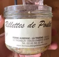 Mängden socker i Rillettes de poulet
