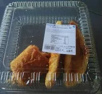 Mängden socker i Pains au chocolat et croissants