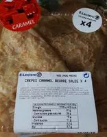 Mängden socker i Crêpes caramel beurre salée