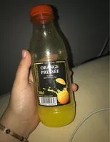 Mängden socker i Jus d'orange pressée