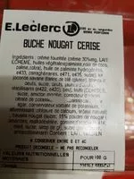 Mängden socker i Bûche Nougat Cerise