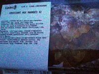 Mängden socker i Croissant aux amandes